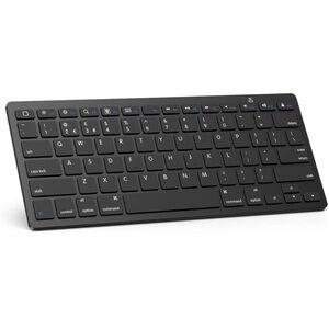 Ultra-Slim Bluetooth Keyboard Compatible with iPad 10.9, Black